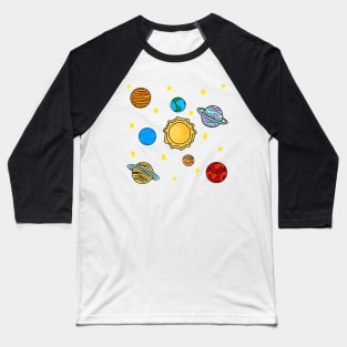 Outer Space Baseball T-Shirt